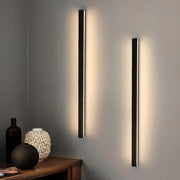 ZMH Applique da parete a LED per interni nera 80cm lampada da parete moderna 3000K per corridoio e camera da letto