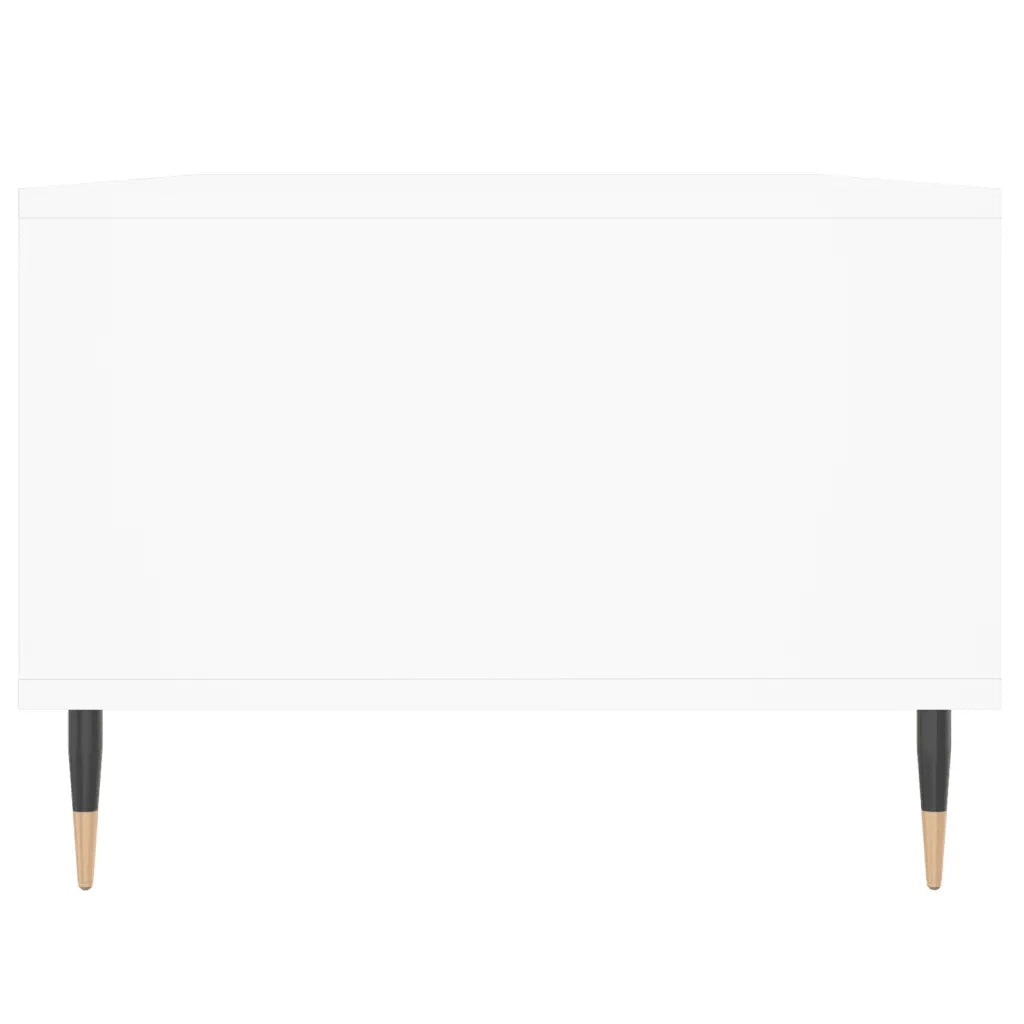 Tavolino da salotto | Tavolino da caff¨¨ | Tavolino da Soggiorno Bianco 90x50x36,5 cm in Legno Multistrato