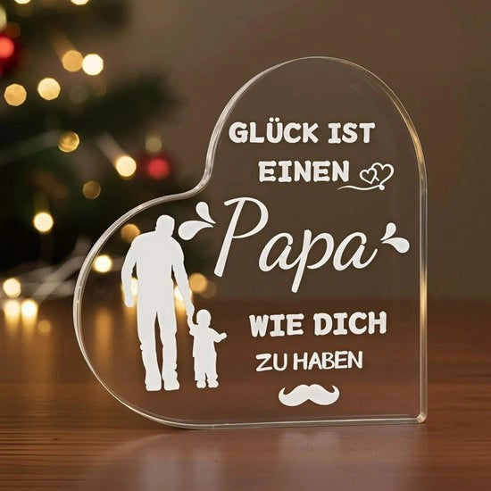 Regalo per il Papà - Decorativo - Messaggio Affettuoso - Acquario - Oggetto Decorativo - Regalo per il Padre