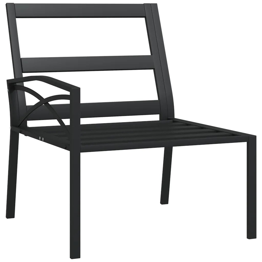 Sedia da patio-Sedie da Giardino con Cuscini Grigi 2pz 62x75x79 cm Acciaio