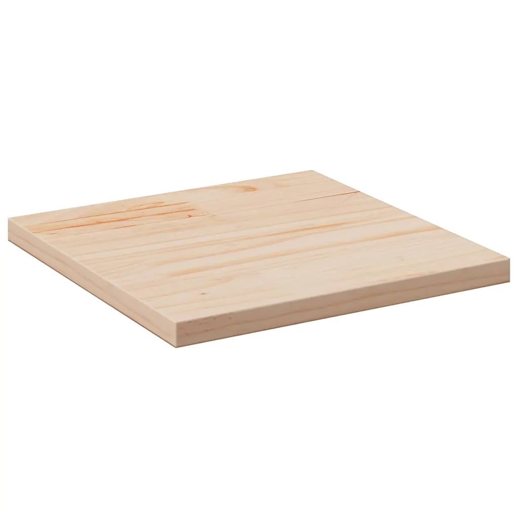 Piano Tavolo 40x40x1,7 cm Quadrato in Legno Massello di Pino 847409