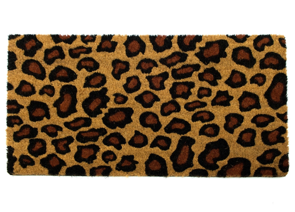 Zerbino Entrata Ingresso Esterno Antiscivolo Cocco Allegro Leopardato