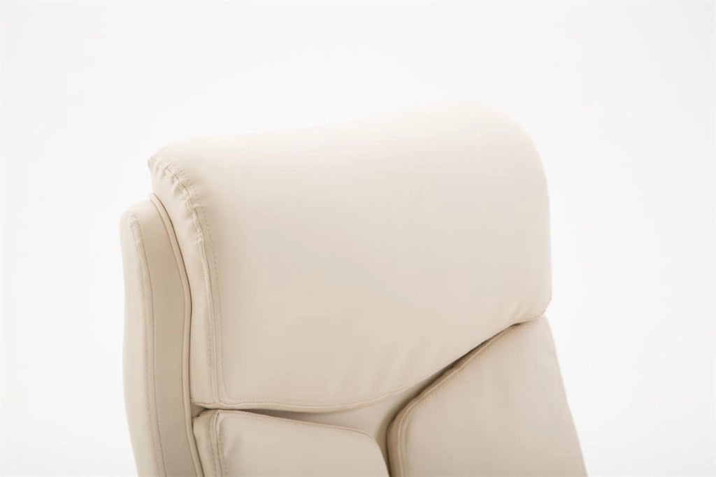 Sedia ufficio VAUD XL in similpelle crema