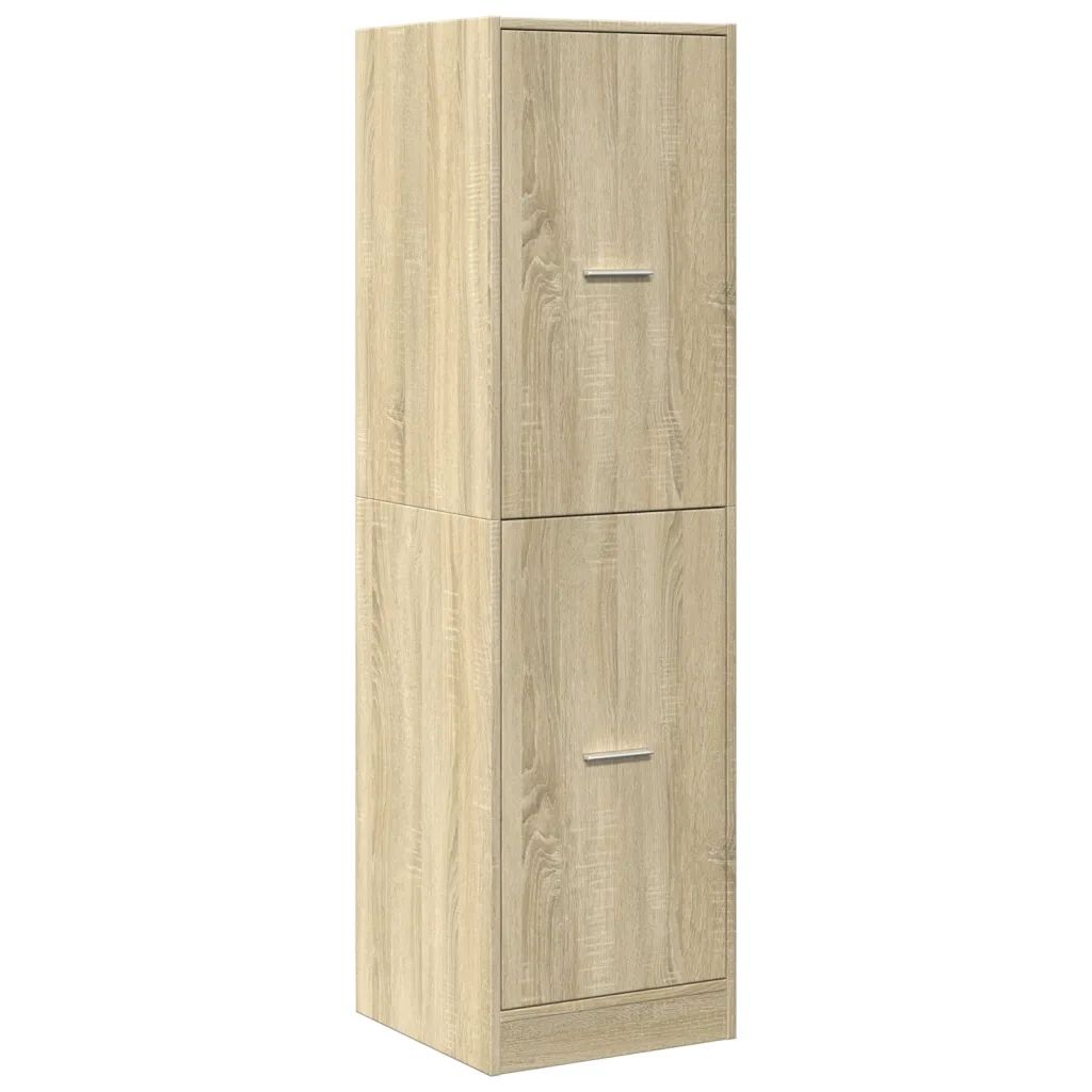 vidaXL Armadietto da Farmacia Rovere Sonoma 40x41x144,5 cm Truciolato