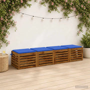 Cuscini per Sedia in 4 Pezzi SOEST 4 pz 100% Poliestere 944340