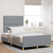 Struttura del letto Grigio chiaro 120 x 190 cm Tessuto 3344711