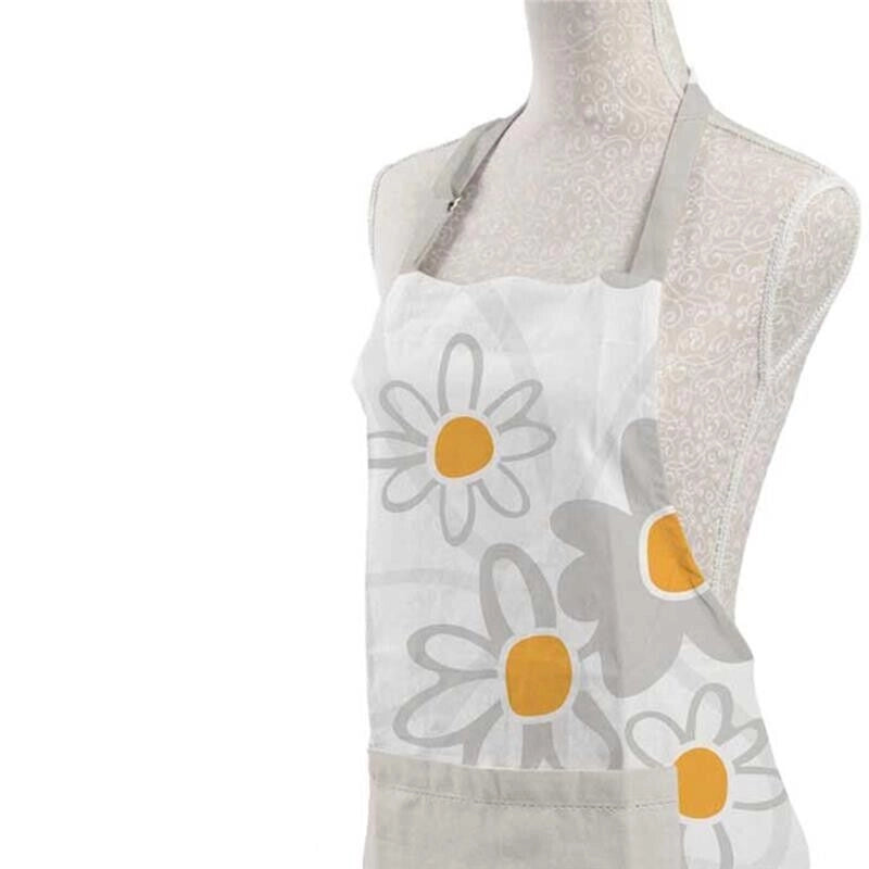 SET DAISY DA CUCINA IN TESSUTO CON STROFINACCIO, PRESINA, GUANTO E GREMBIULE