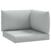 Cuscini per Pallet 3 pz | Cuscini per sedie Grigio Chiaro M¨¦lange in Tessuto