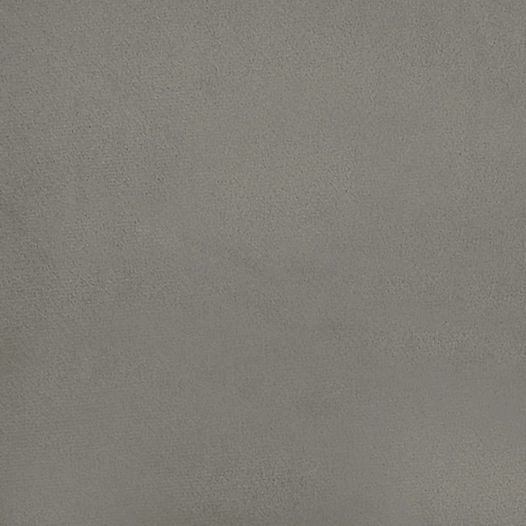 Panca 70 x 30 x 30 cm velluto grigio chiaro 02_0010654