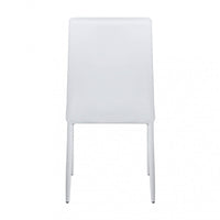 Sedia Blossom 41x50x91 h cm in Similpelle Bianco