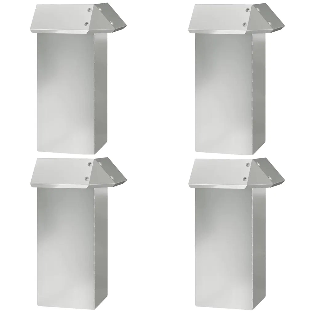 Recinto per lumache 4 pcs Argento 13,5 x 13,5 x 25 cm 874870
