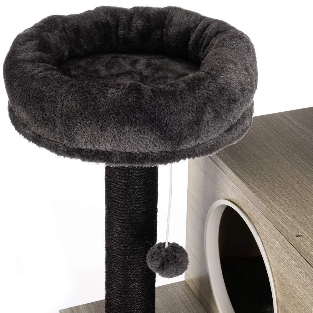 Tiragraffi Albero Rifugio Graffiatoio 2 Palline 2 Cucce Coperte Gatti Felini