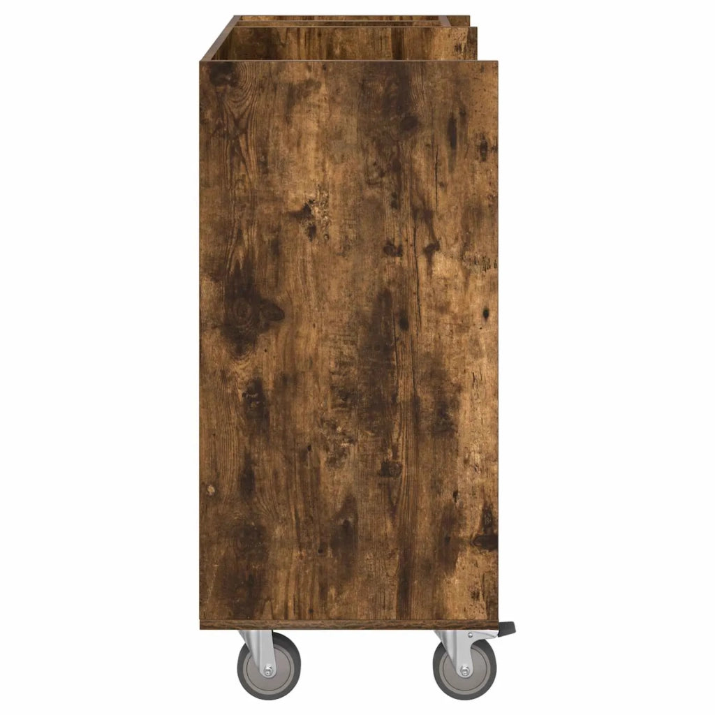Armadio per Golf con ruota Rovere fum¨¦ 90 x 45 x 98 cm CFW9414074