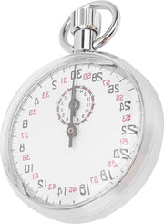 Stopwatch meccanico - Cronografo sportivo a forma rotonda - Timer per corsa - Attrezzatura didattica di fisica - Misurazione di tempo precisa