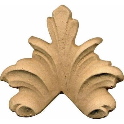Fregio per Mobili in Pasta di Legno finitura Grezza 75x70 mm art. 03.4514 pz. 2