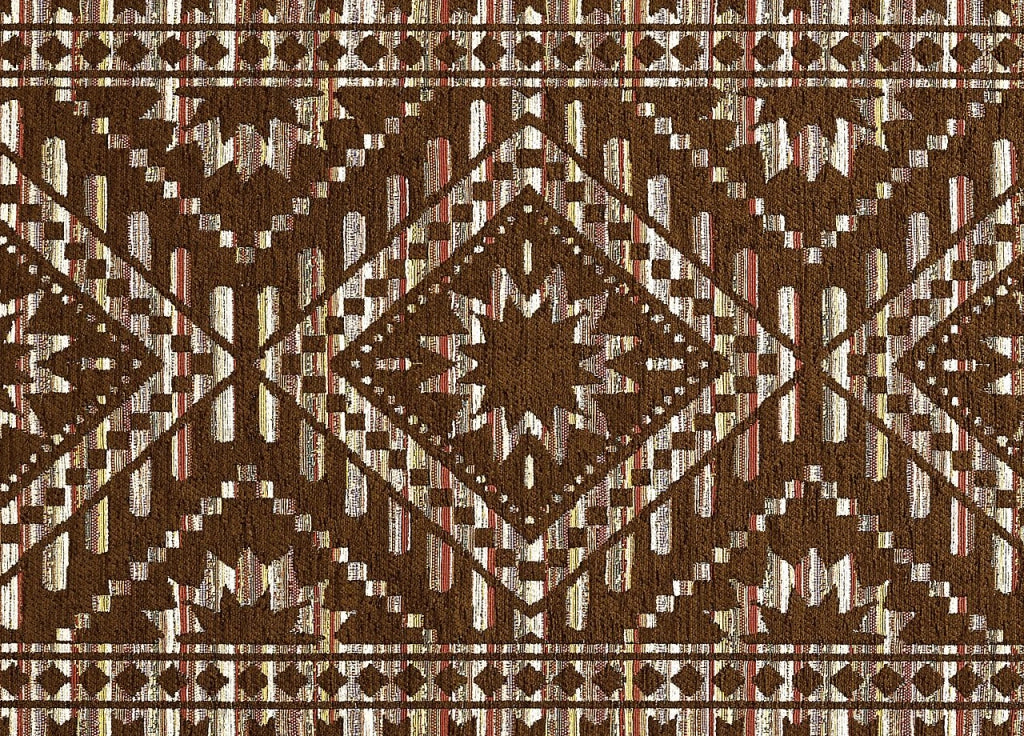 Tappeto Arredo Salotto Antiscivolo Scendiletto Camera Dis. Kenya By Suardi - 65x300 - Marrone