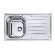 FRANKE OLN 611/86-G LAVELLO 1 VASCA CON GOCCIOLATOIO A DESTRA 86X50 CM COLORE INOX  101.0564.775