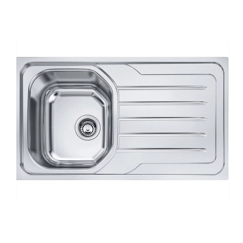 FRANKE OLN 611/86-G LAVELLO 1 VASCA CON GOCCIOLATOIO A DESTRA 86X50 CM COLORE INOX  101.0564.775