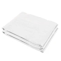 Telone di Ricambio per Serra a Tunnel da Giardino 18 m², PE Anti-UV Impermeabile, 12 finestre e Porta Avvolgibile con Zip, 6L x 3l x 2H m, Bianco