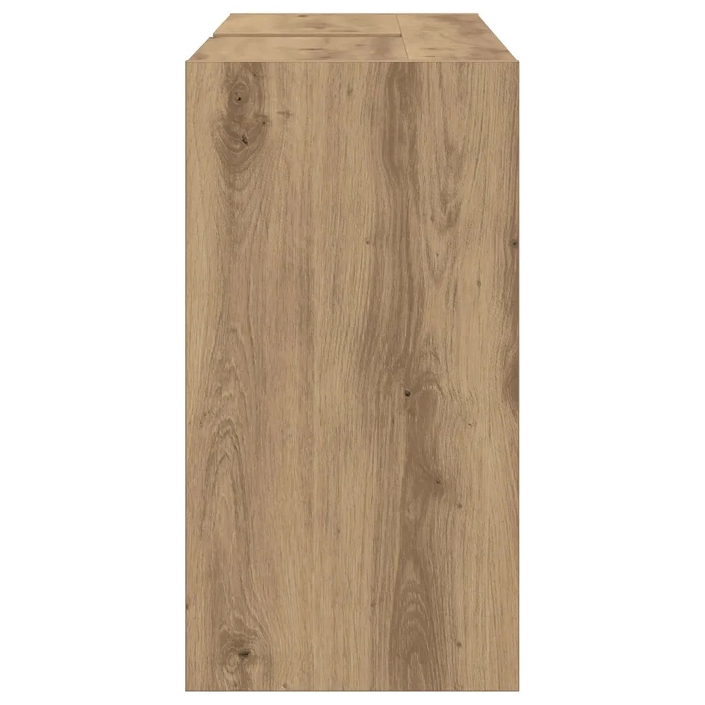 Mobile da Bagno con porta Rovere artigianale 90 x 29 x 55 cm 869210