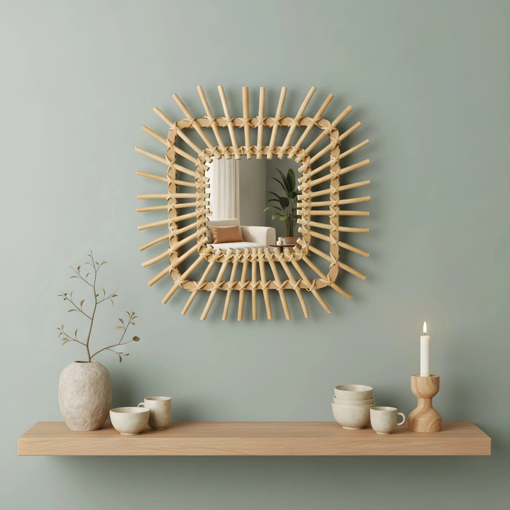 Specchio Da Parete Boho 45cm Qdj071