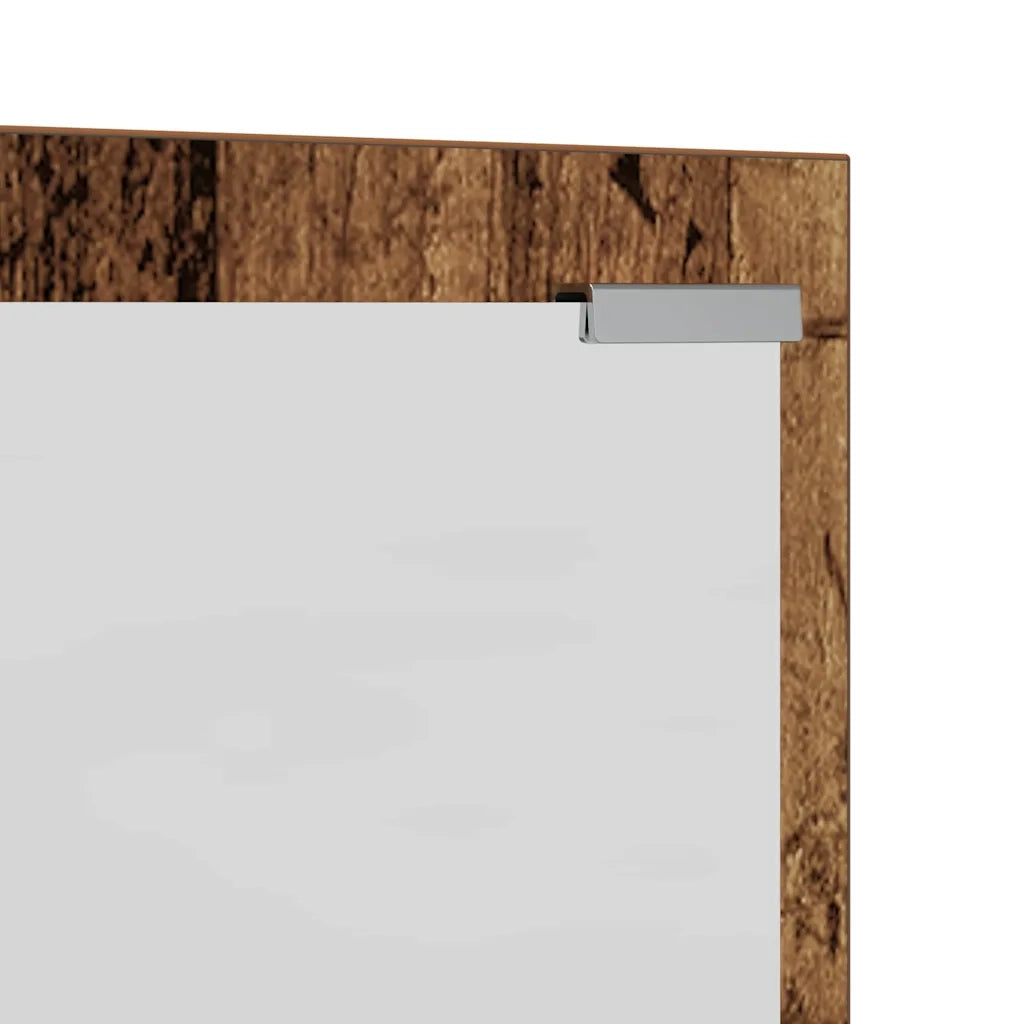 Appendiabiti a muro Legno vecchio 100 x 10 x 100 cm 874513