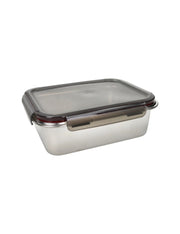 Contenitore Ermetico in Acciaio Inox con Coperchio  Porta Pranzo e Salva Freschezza