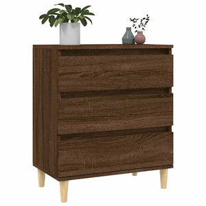 Credenza Rovere Marrone 60x35x70 cm in Legno Multistrato cod mxl 27282