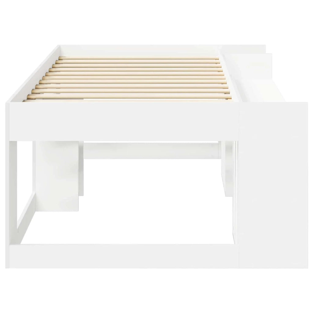 Struttura per Letto per Bambini con Ripostiglio Bianco 3422611