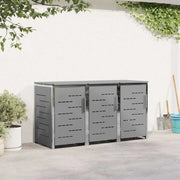 Stoccaggio contenitore a ruote Acciaio Inox Grigio 3422244