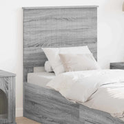 Testiera-Testata-Testiera Decorativa Grigio Sonoma 75 cm Legno multistrato 991336
