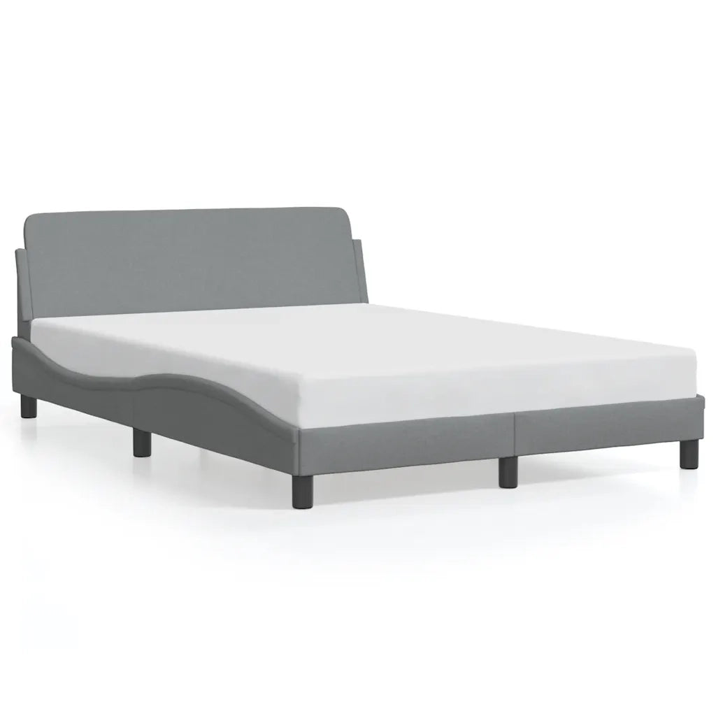 Giroletto-Struttura Letto Dover Grigio Chiaro 120x200 cm Tessuto