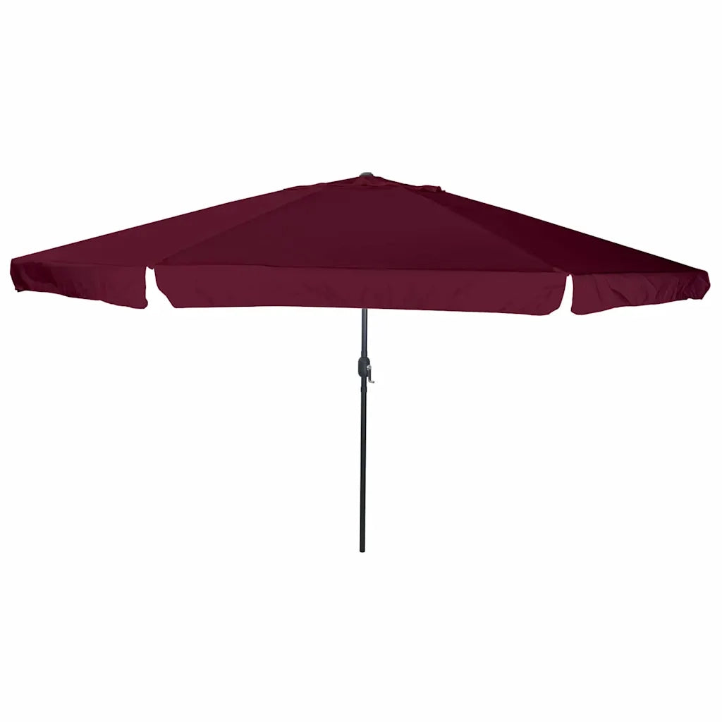 Ombrello da giardino Rosso Bordeaux 394 x 394 x 248 cm 42003640