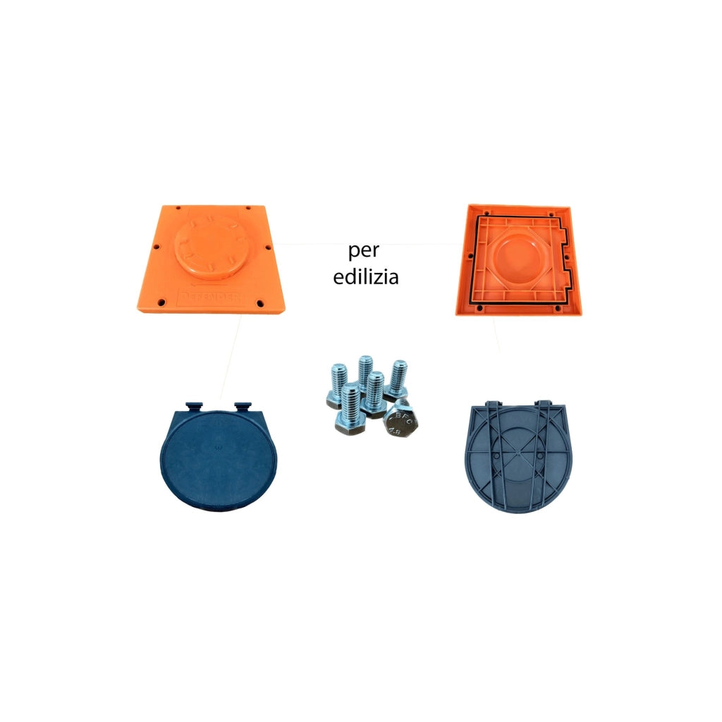 Kit ricambi valvola antiriflusso : Colore - Arancio