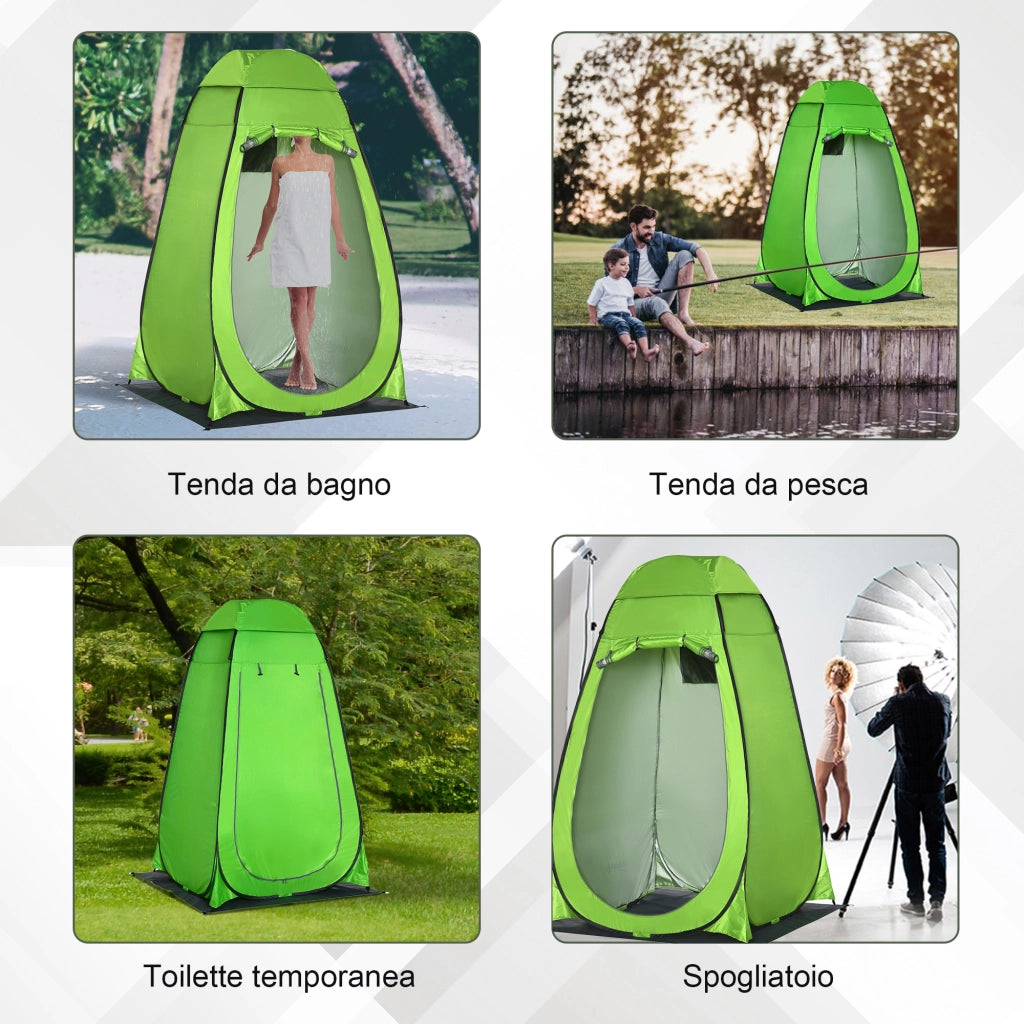 Tenda Doccia Esterna ¨C zephmum ¨C Verde 126x124x189cm
