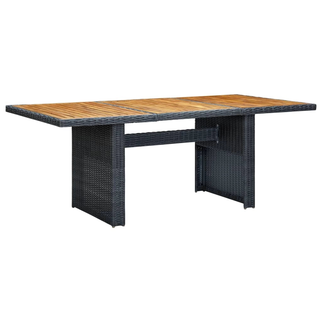 Set da pranzo 7 pezzi con cuscini resina intrecciata grigio scuro 02_0014636