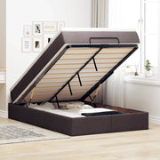 Struttura Letto Pouf con Materasso 80x200 cm in Tessuto 3311095