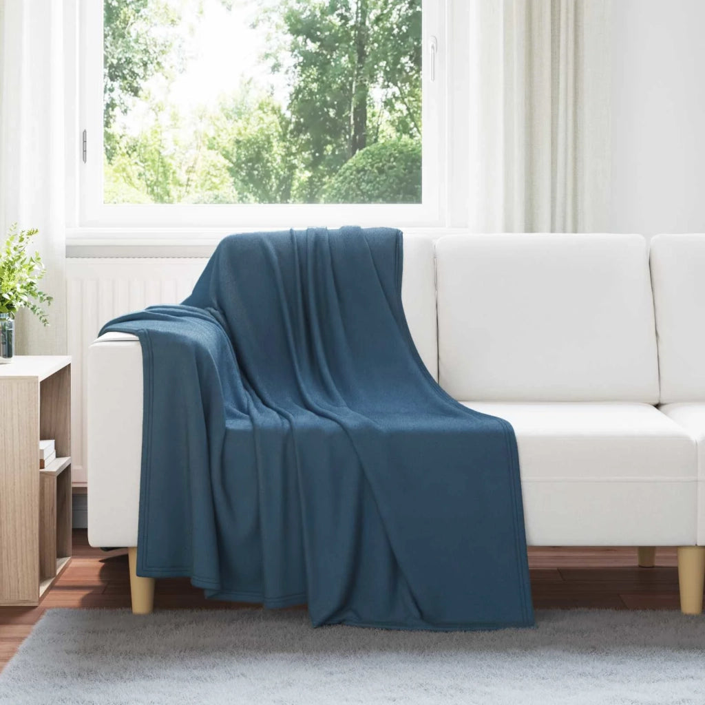 Coperte da Pile 24 pcs Blu navy 170 x 130 cm Panno 42017101