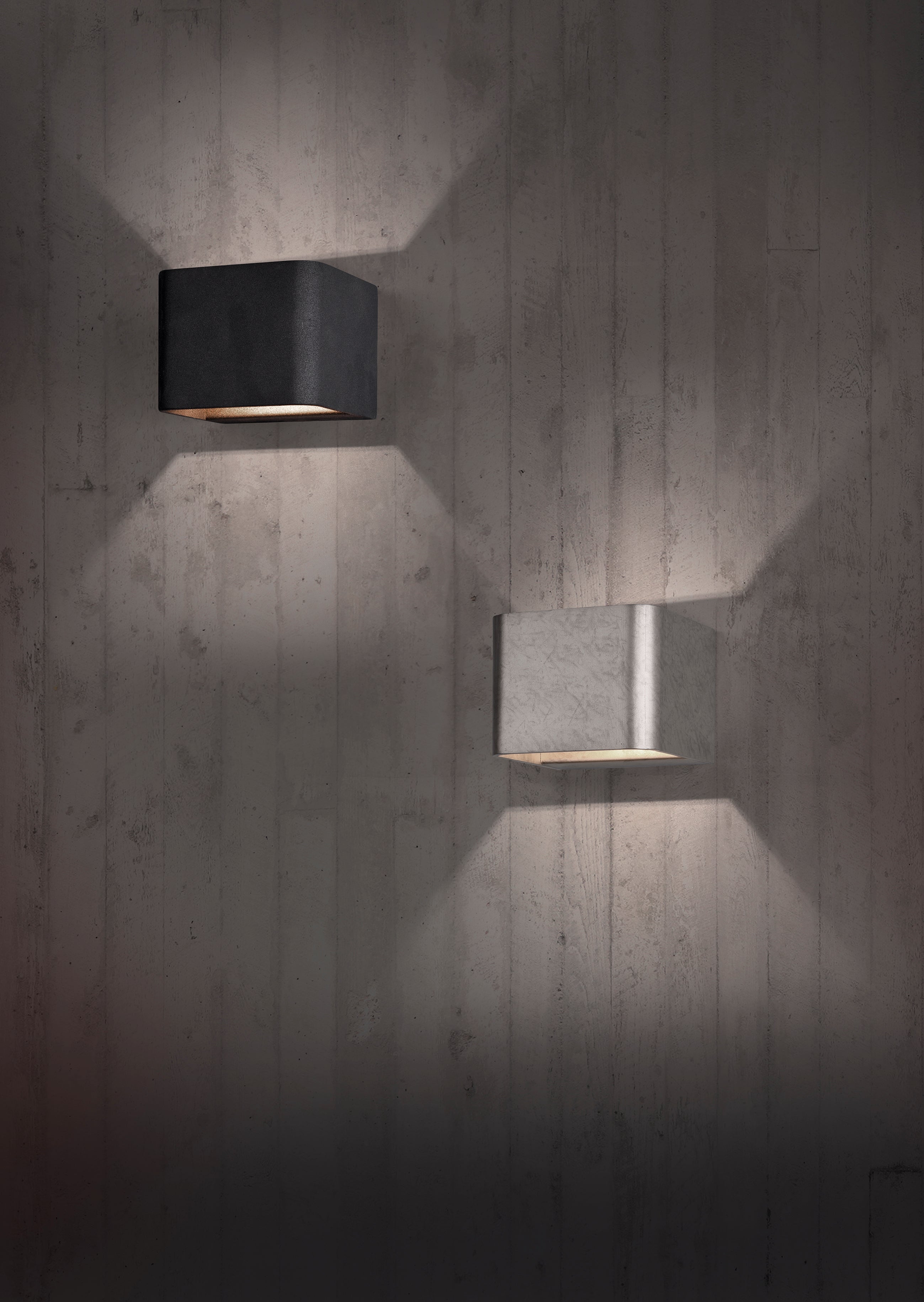 Applique da Interno a LED in Metallo Nickel Anticato