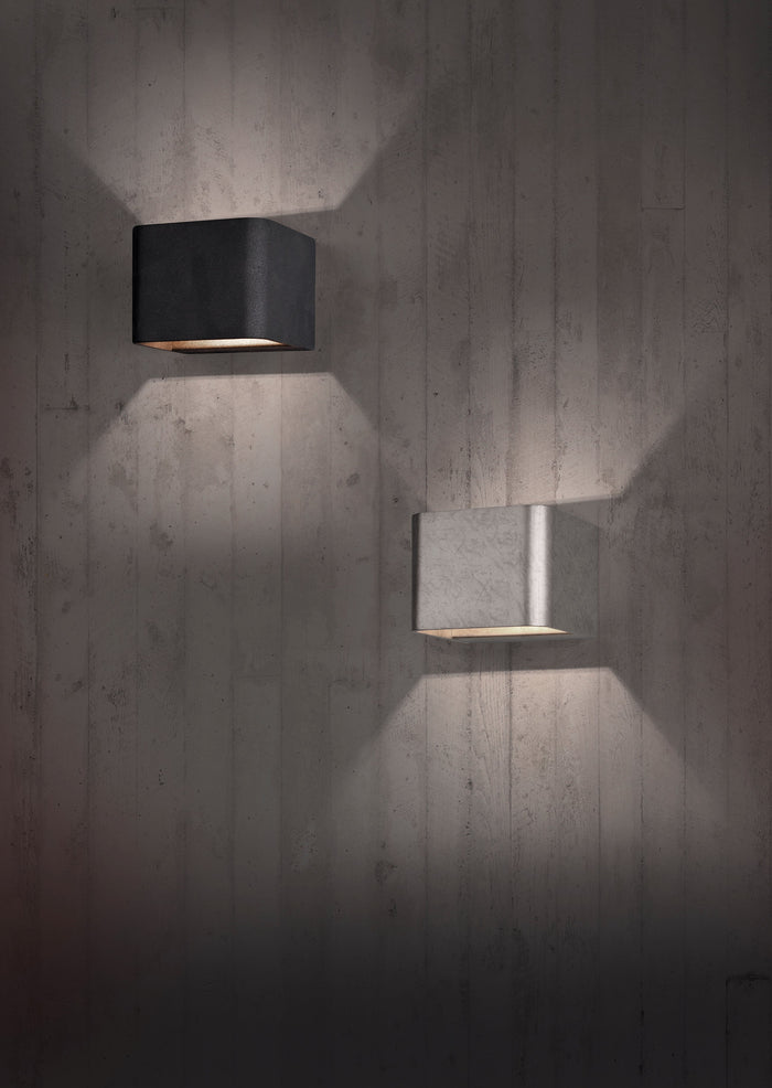 Applique da Interno a LED in Metallo Nickel Anticato