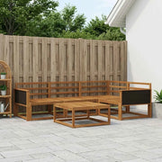 Set di divani da esterno 5 pcs Naturale
