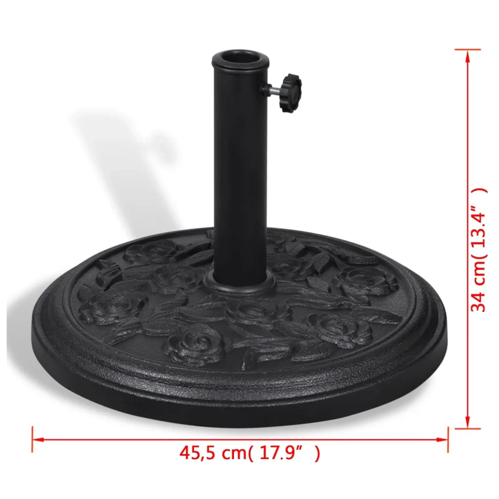 Base per parasole ombrellone rotondo in resina 40821