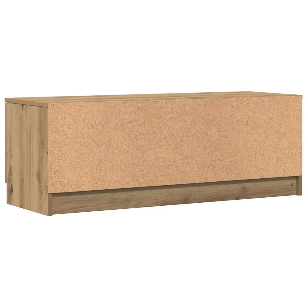 Mobile TV Marrone Artigianale 102x35x36,5 cm Legno Multistrato 856859