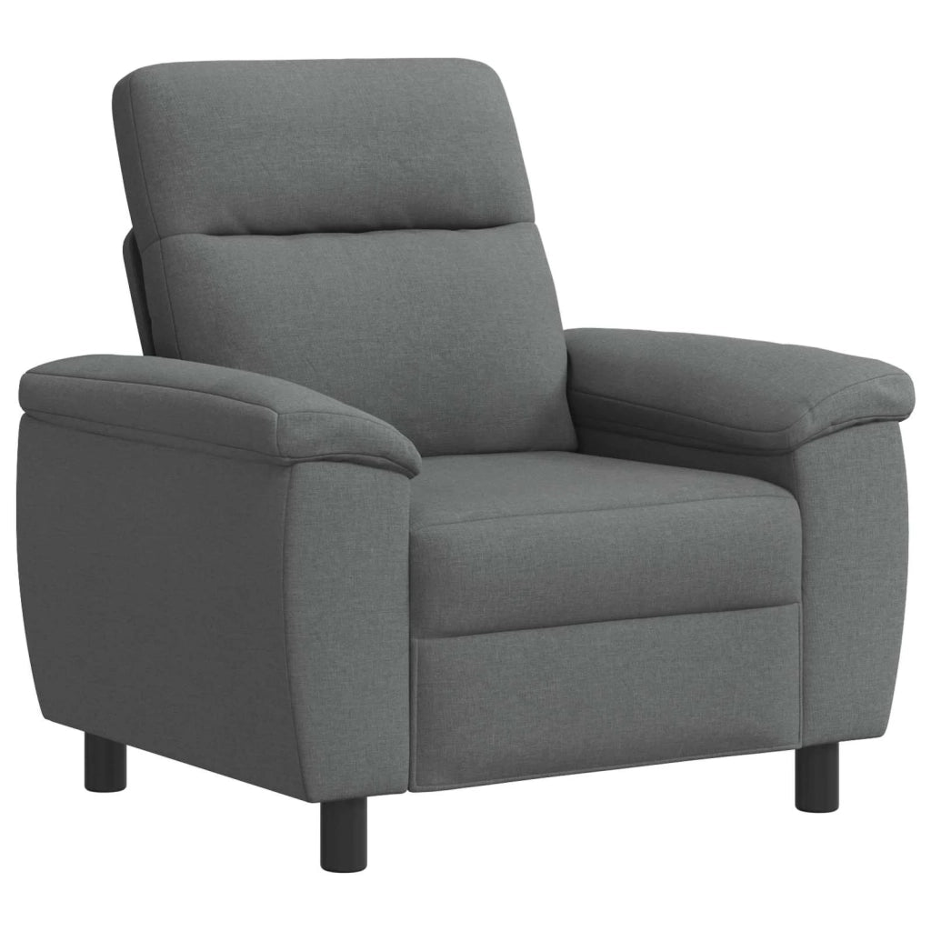 Set di divani 2 pcs Grigio Scuro Tessuto 3430575