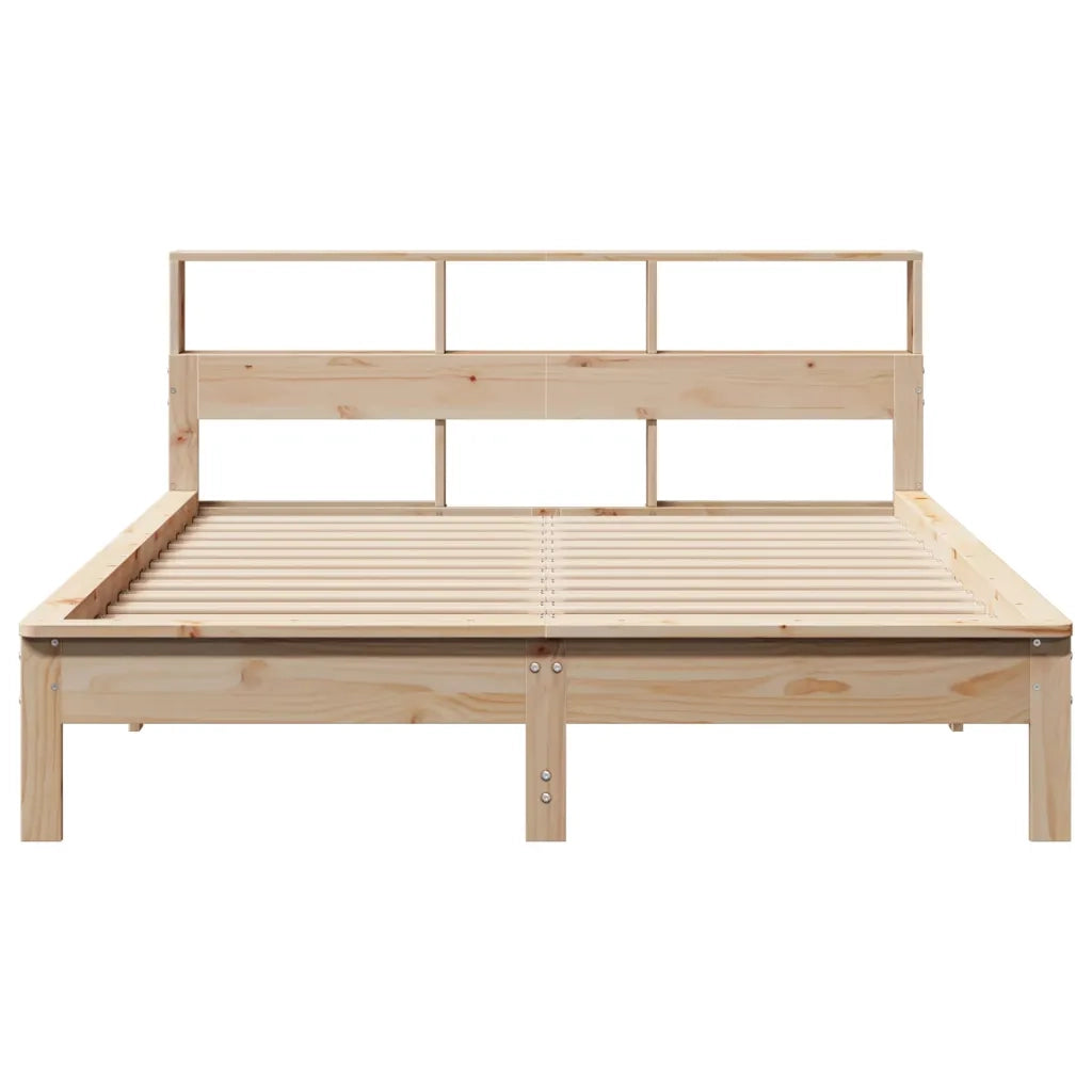 Letto senza Materasso 140x190 cm in Legno Massello di Pino 3309740
