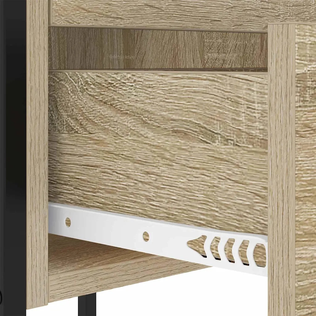 vidaXL Armadio da Notte con cassetto rovere sonoma 42 x 41 x 61 cm