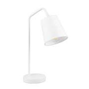 Lampada da tavolo bianca con paralume E27 Buddy RL