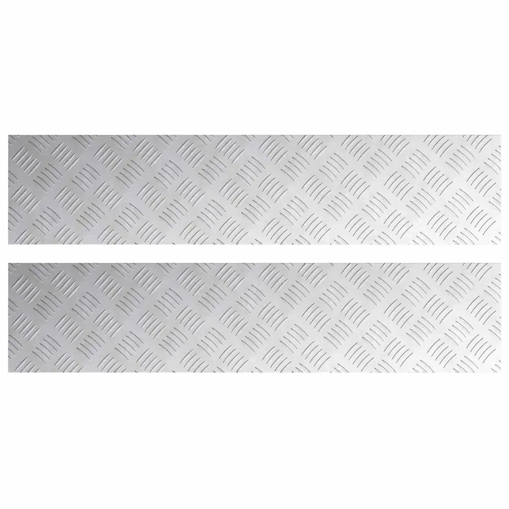 Gradini per Scale 2 pcs Argento 90 x 20 cm Alluminio 4104265