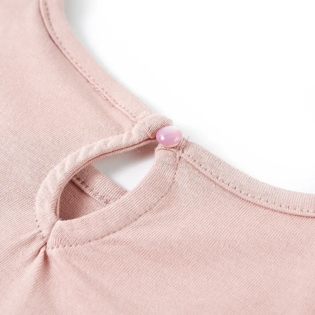 Maglietta da Bambina a Maniche Lunghe Rosa 116 14346