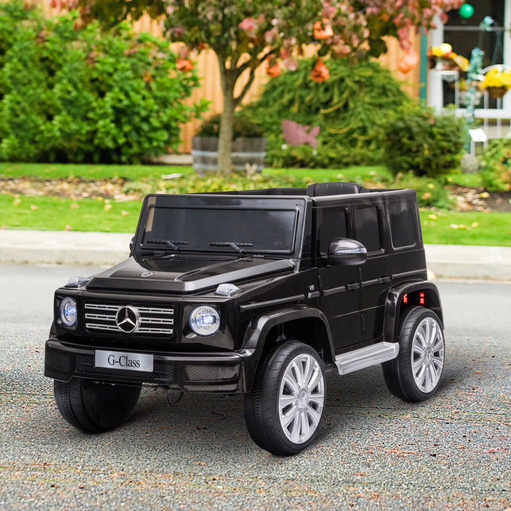 Veicolo elettrico per bambini Mercedes 12V con telecomando ¨C zephmum ¨C nero
